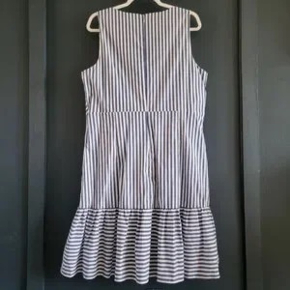 Ralph Lauren Blue and White Striped Dress - Picture 8 of 11